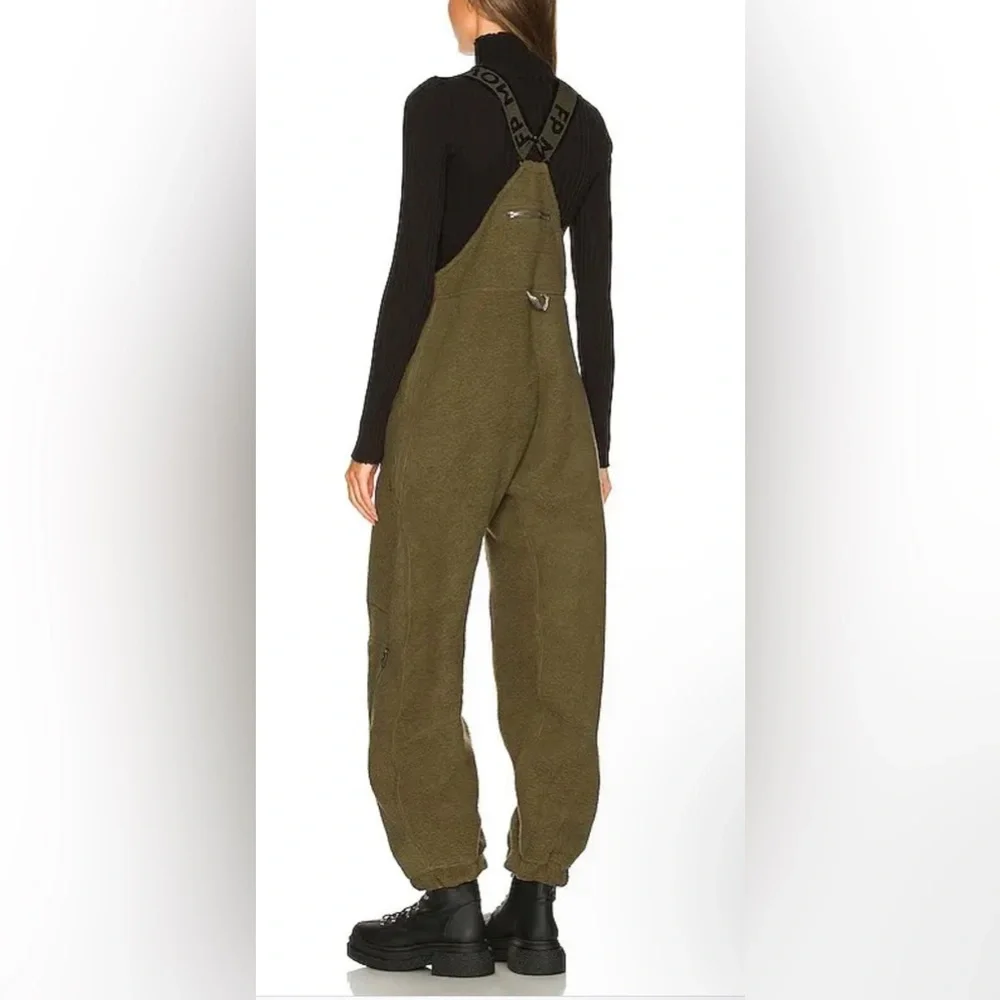 FREE PEOPLE Movement - Hit the Slopes Salopette Onsie Bib Overalls - Picture 3 of 3